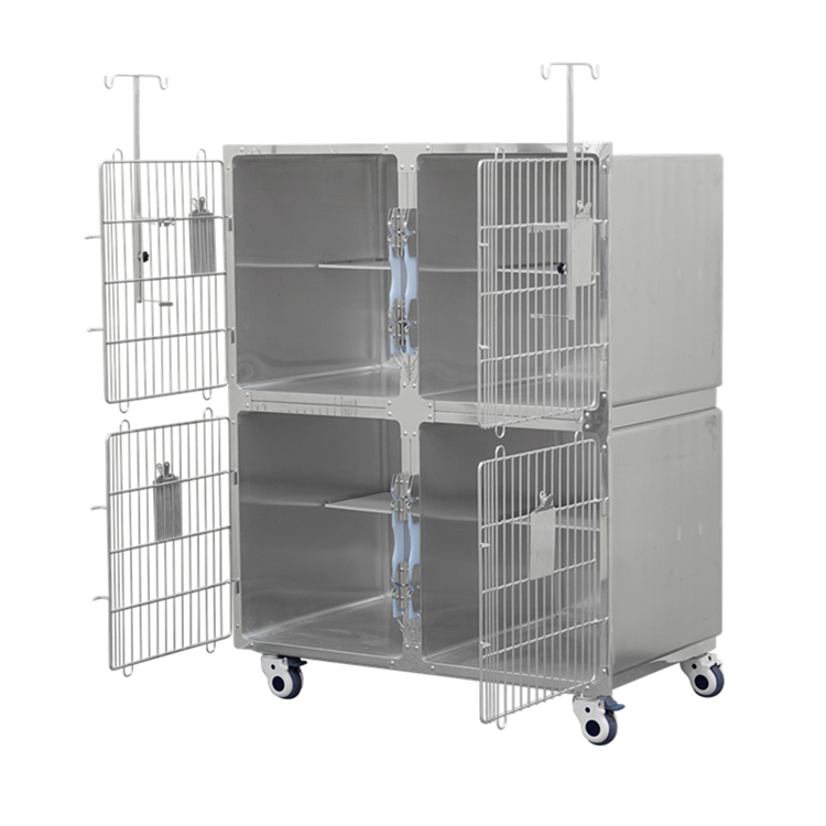 Kumbinasyon ng Cabinet Cattery Cage